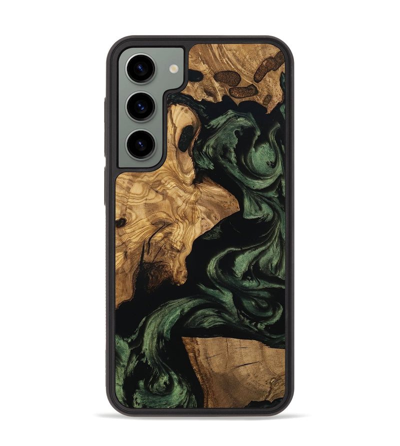 Galaxy S23 Plus Wood Phone Case - Mayme (Ancient Olive, 801715)