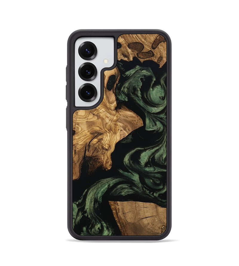 Galaxy S25 Wood Phone Case - Mayme (Ancient Olive, 801715)