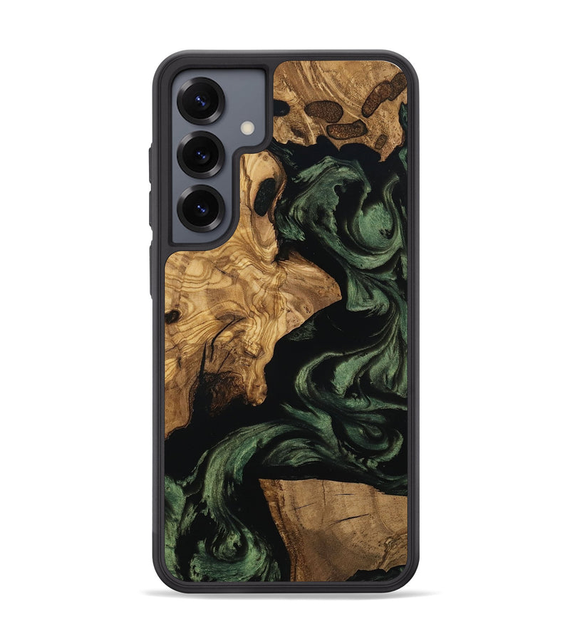 Galaxy S25 Plus Wood Phone Case - Mayme (Ancient Olive, 801715)