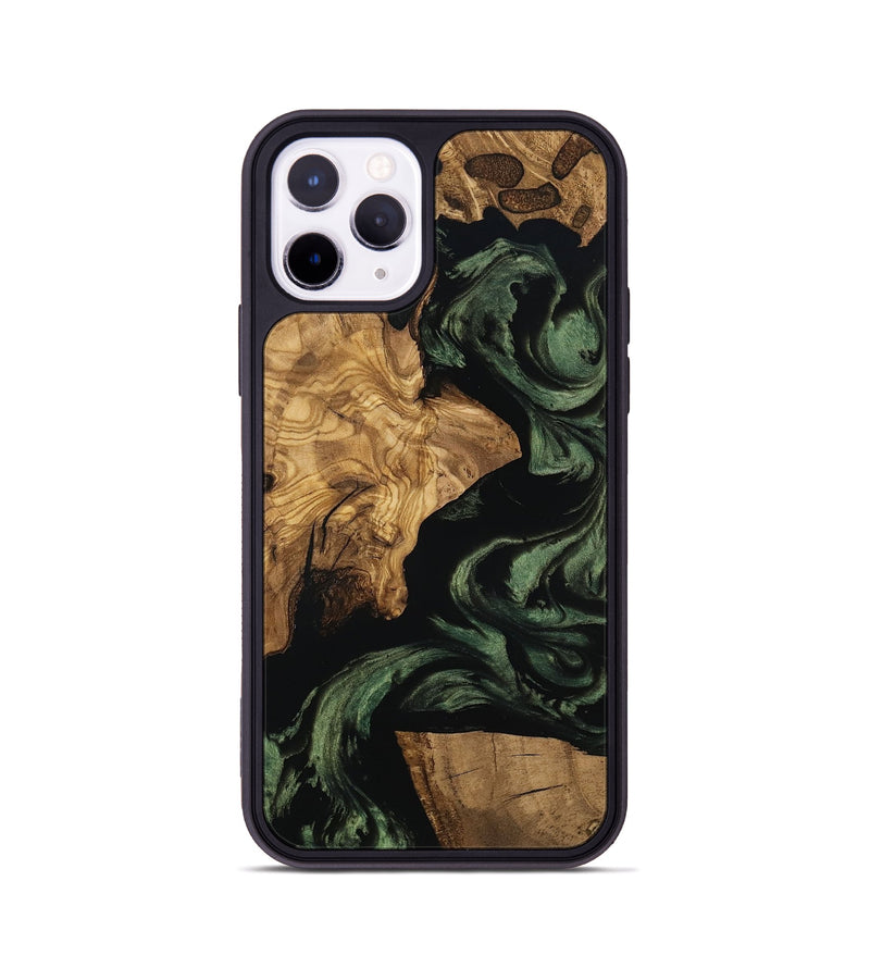 iPhone 11 Pro Wood Phone Case - Mayme (Ancient Olive, 801715)