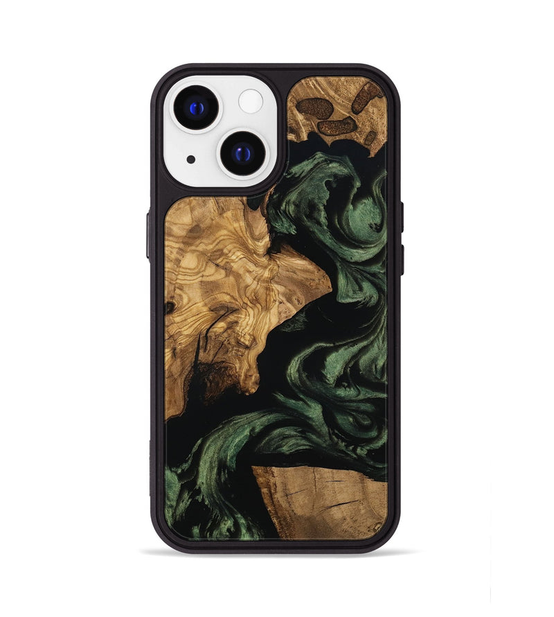 iPhone 13 Wood Phone Case - Mayme (Ancient Olive, 801715)