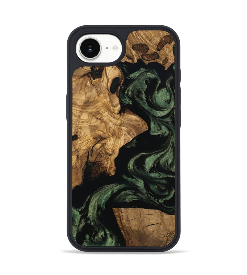 iPhone 16e Wood Phone Case - Mayme (Ancient Olive, 801715)