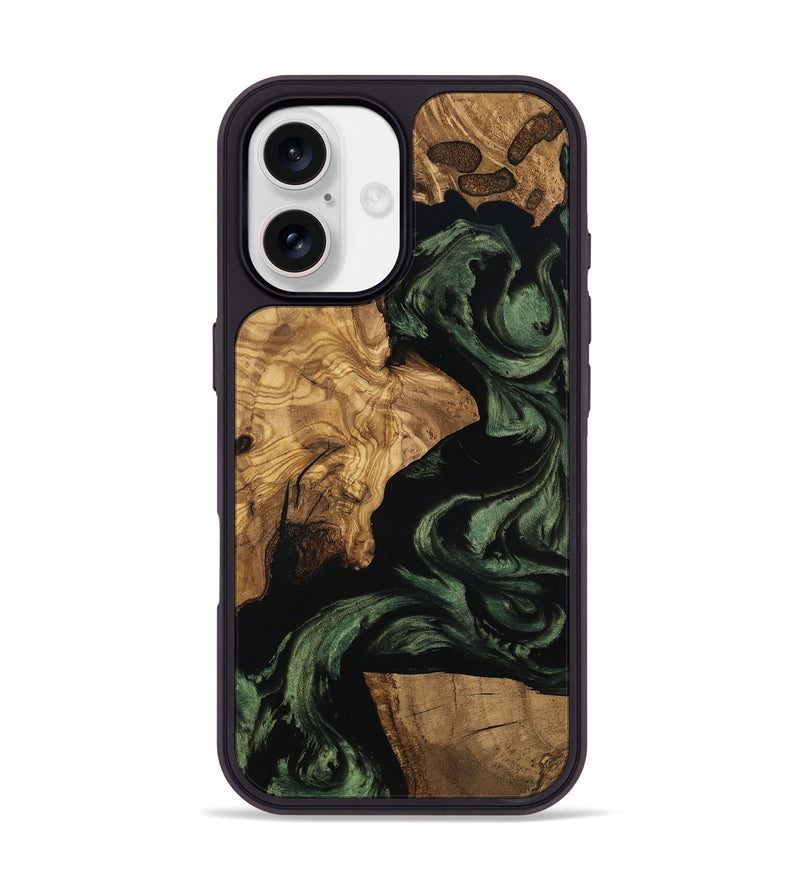iPhone 17 Wood Phone Case - Mayme (Ancient Olive, 801715)