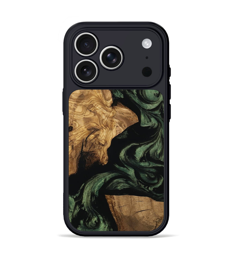 iPhone 17 Pro Wood Phone Case - Mayme (Ancient Olive, 801715)