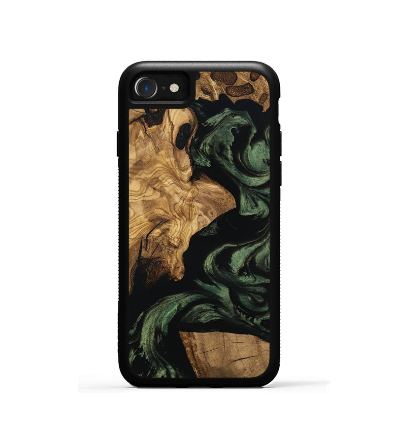 iPhone SE Wood Phone Case - Mayme (Ancient Olive, 801715)