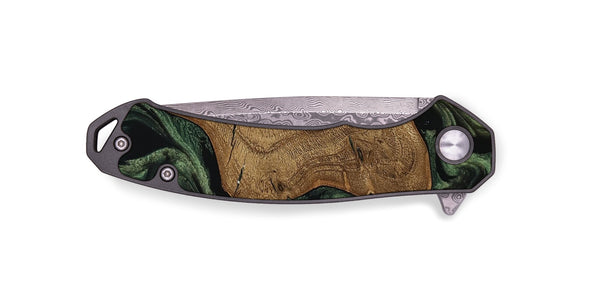 EDC Wood Pocket Knife - Burl (Ancient Olive, 801718)