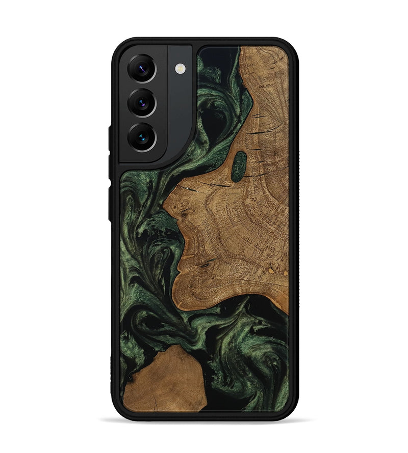 Galaxy S22 Plus Wood Phone Case - Burl (Ancient Olive, 801718)