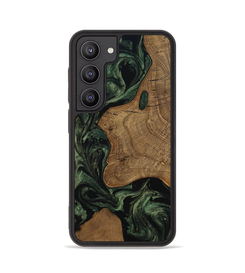 Galaxy S23 Wood Phone Case - Burl (Ancient Olive, 801718)