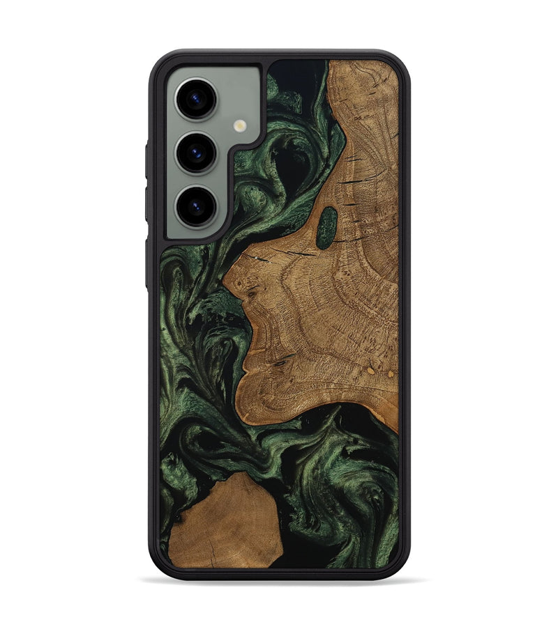 Galaxy S24 Plus Wood Phone Case - Burl (Ancient Olive, 801718)
