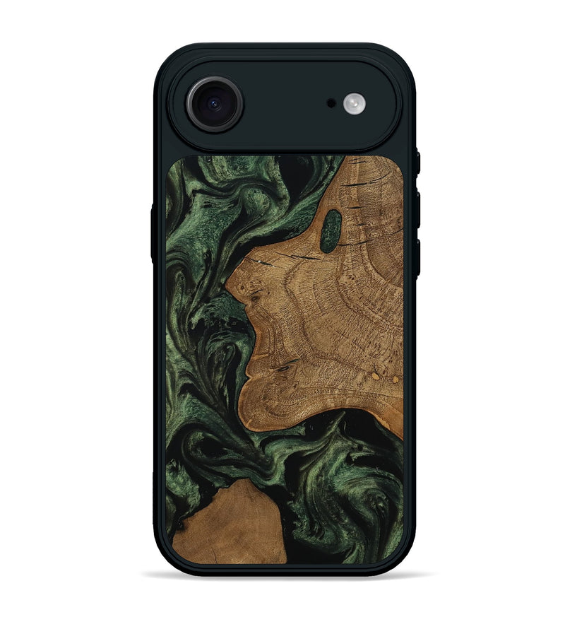 iPhone 17 Air Wood Phone Case - Burl (Ancient Olive, 801718)