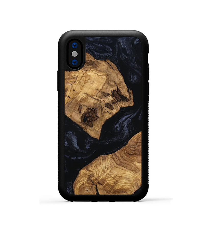 iPhone Xs Wood Phone Case - Jovie (Ancient Olive, 801719)