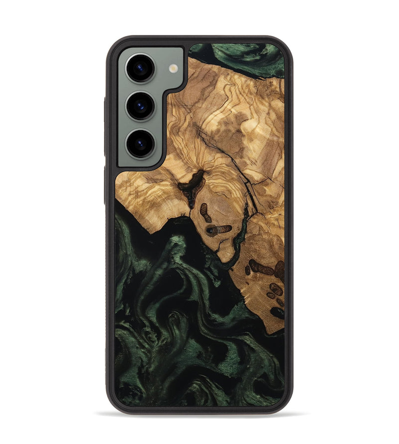 Galaxy S23 Plus Wood Phone Case - Leilany (Ancient Olive, 801720)