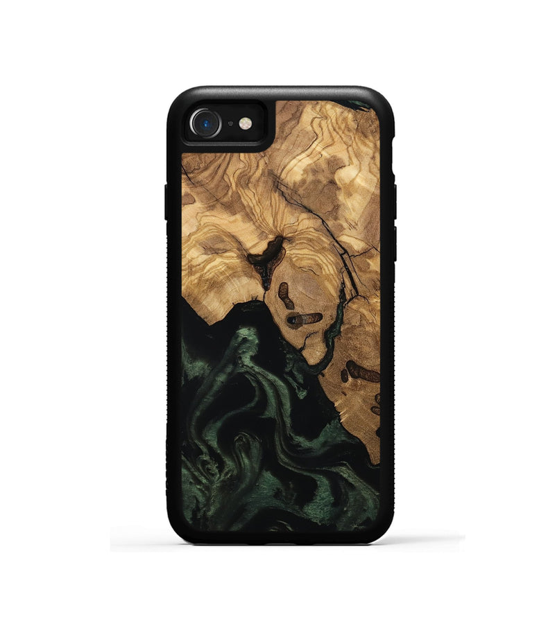 iPhone SE Wood Phone Case - Leilany (Ancient Olive, 801720)