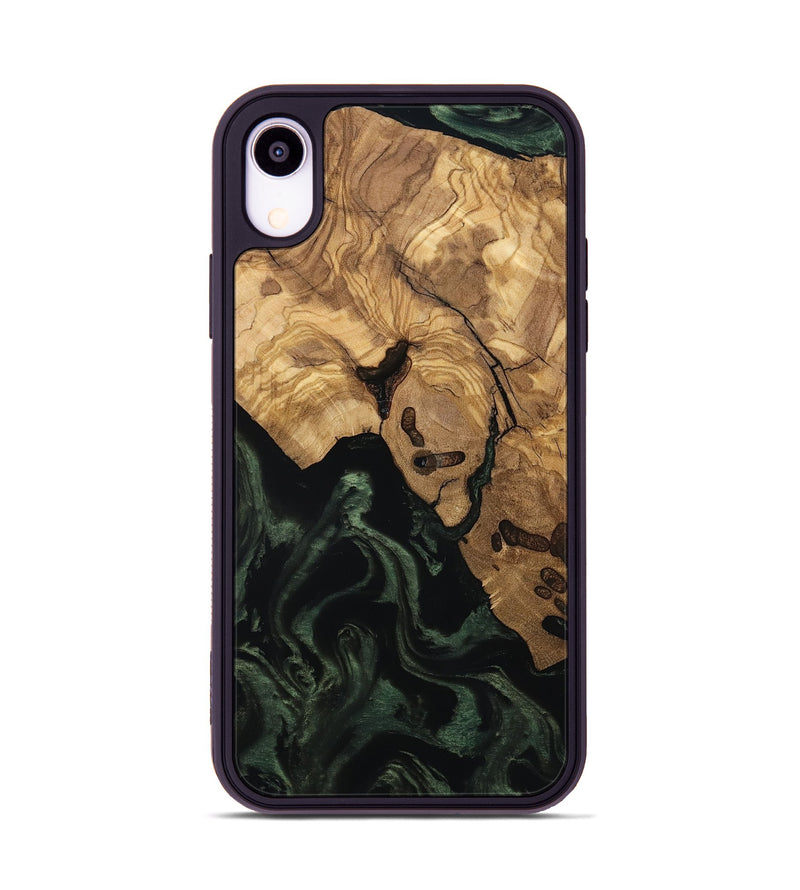 iPhone Xr Wood Phone Case - Leilany (Ancient Olive, 801720)
