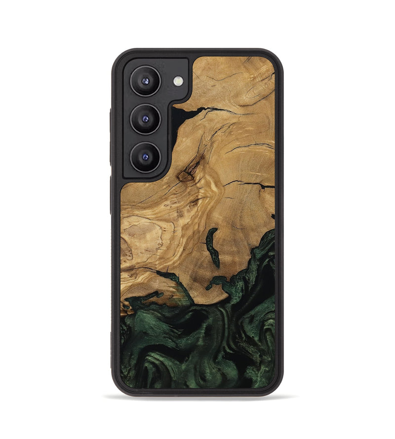 Galaxy S23 Wood Phone Case - Reba (Ancient Olive, 801721)