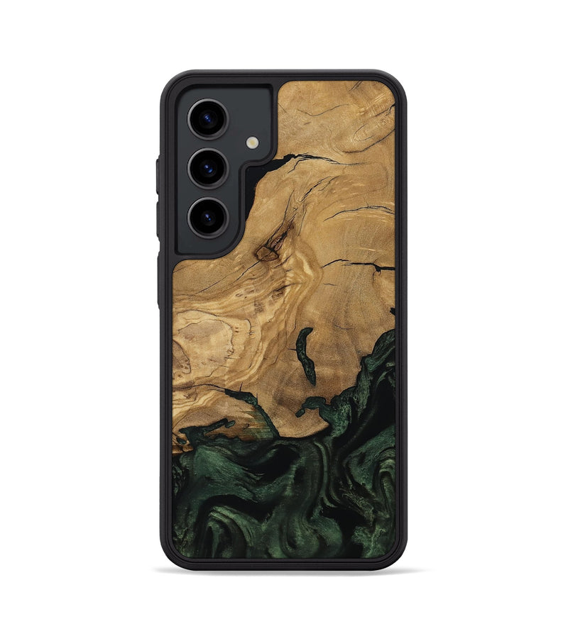 Galaxy S24 Wood Phone Case - Reba (Ancient Olive, 801721)