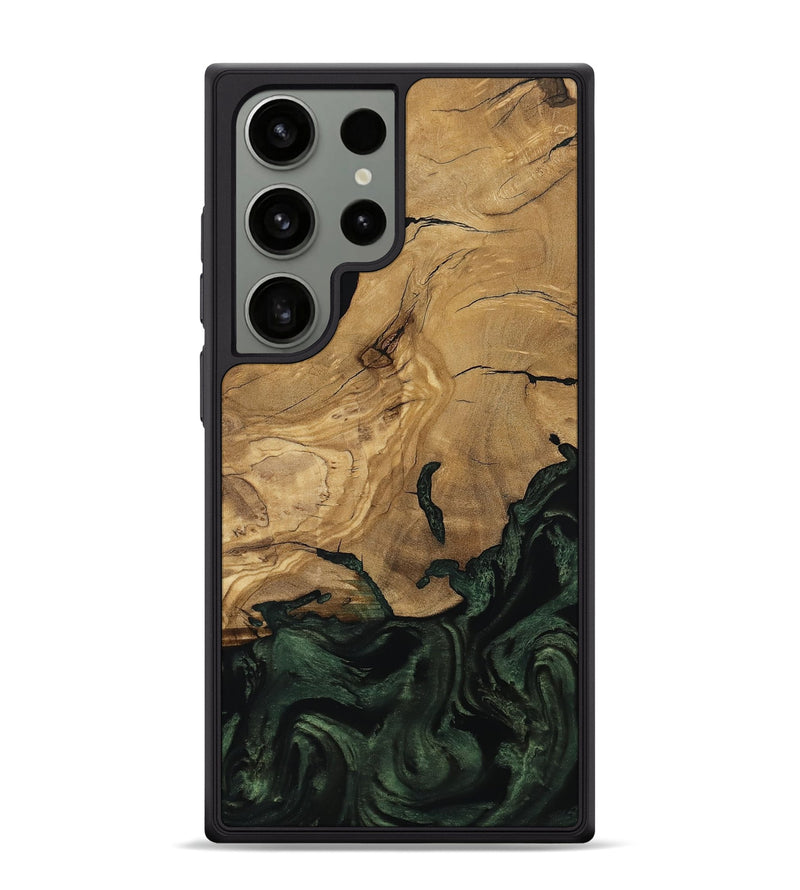 Galaxy S24 Ultra Wood Phone Case - Reba (Ancient Olive, 801721)