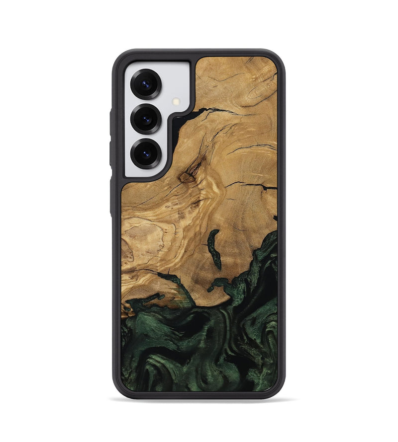 Galaxy S25 Wood Phone Case - Reba (Ancient Olive, 801721)