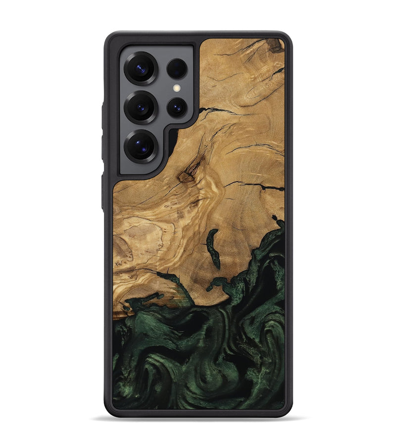 Galaxy S25 Ultra Wood Phone Case - Reba (Ancient Olive, 801721)