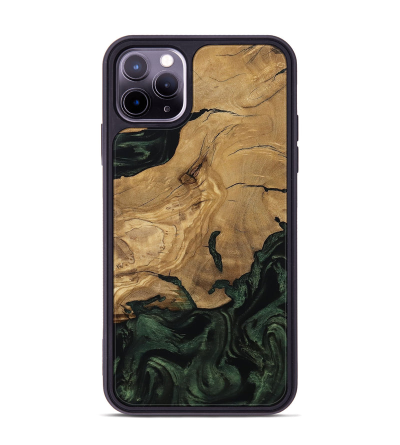 iPhone 11 Pro Max Wood Phone Case - Reba (Ancient Olive, 801721)