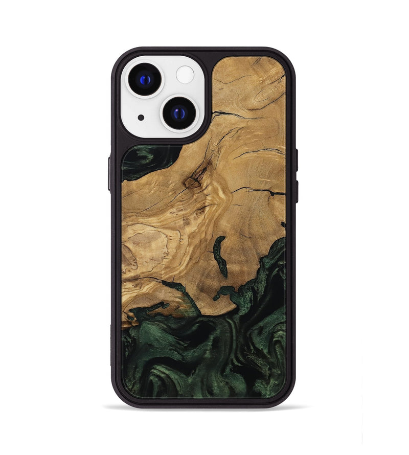 iPhone 13 Wood Phone Case - Reba (Ancient Olive, 801721)