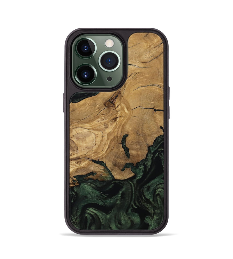 iPhone 13 Pro Wood Phone Case - Reba (Ancient Olive, 801721)