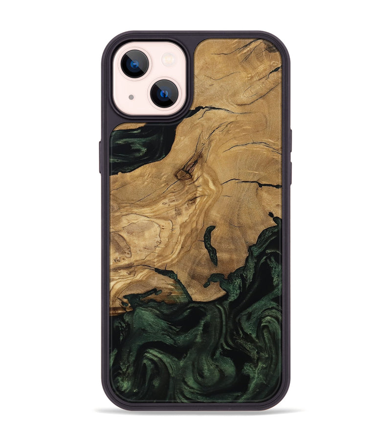 iPhone 14 Plus Wood Phone Case - Reba (Ancient Olive, 801721)