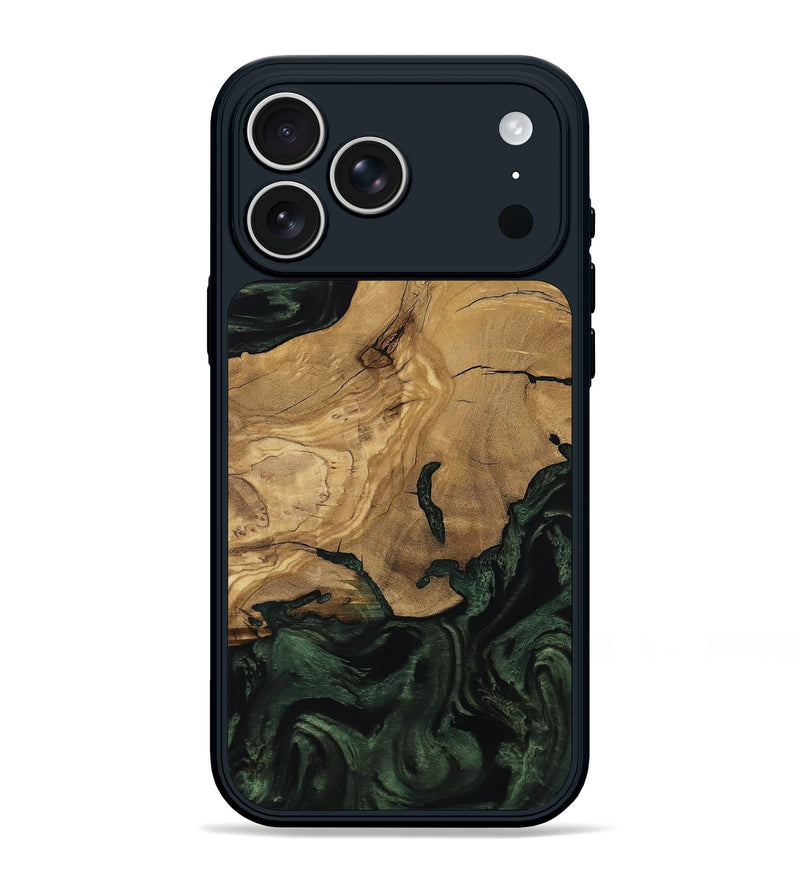 iPhone 17 Pro Max Wood Phone Case - Reba (Ancient Olive, 801721)