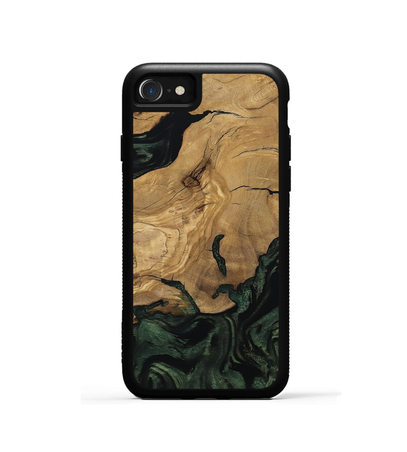 iPhone SE Wood Phone Case - Reba (Ancient Olive, 801721)