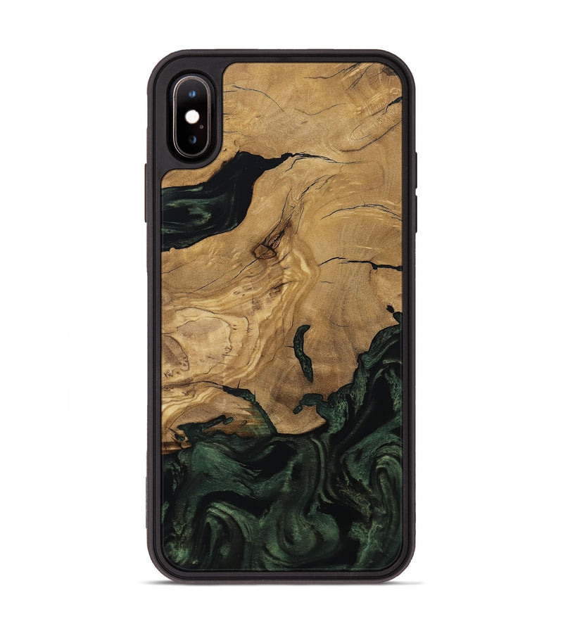 iPhone Xs Max Wood Phone Case - Reba (Ancient Olive, 801721)