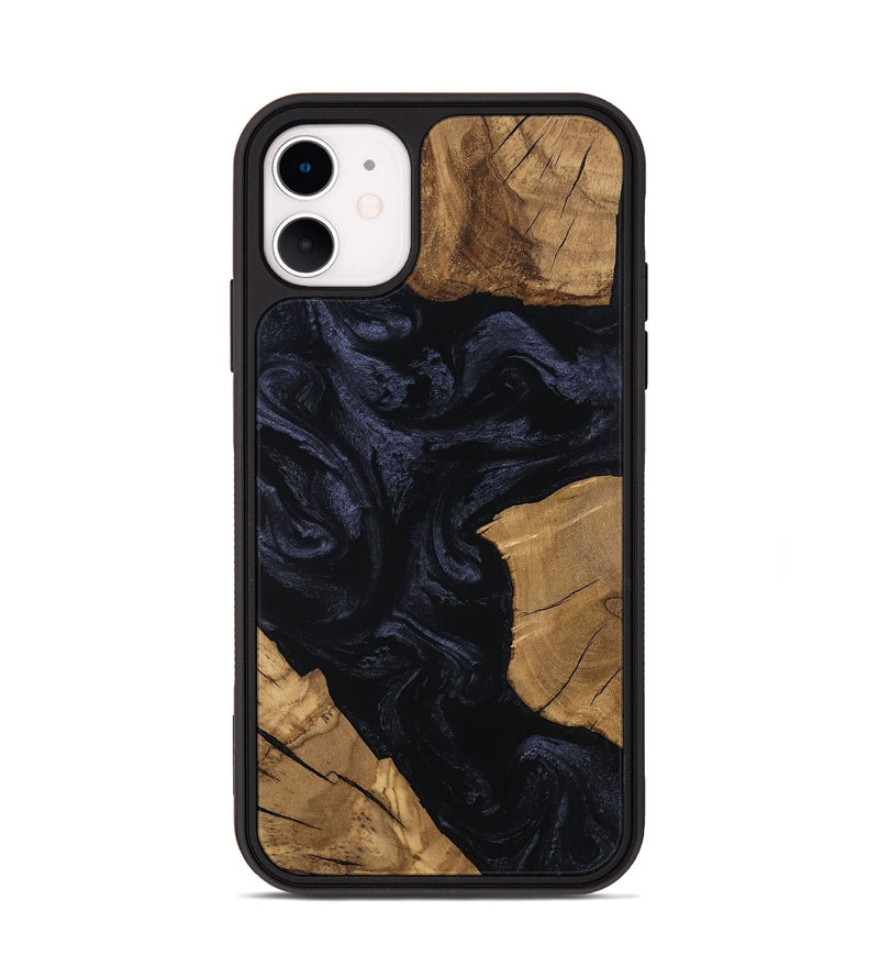iPhone 11 Wood Phone Case - Corene (Ancient Olive, 801722)