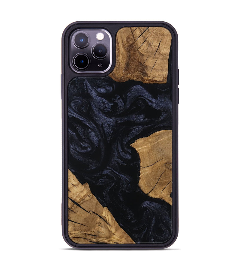 iPhone 11 Pro Max Wood Phone Case - Corene (Ancient Olive, 801722)