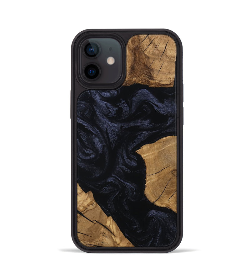 iPhone 12 Wood Phone Case - Corene (Ancient Olive, 801722)