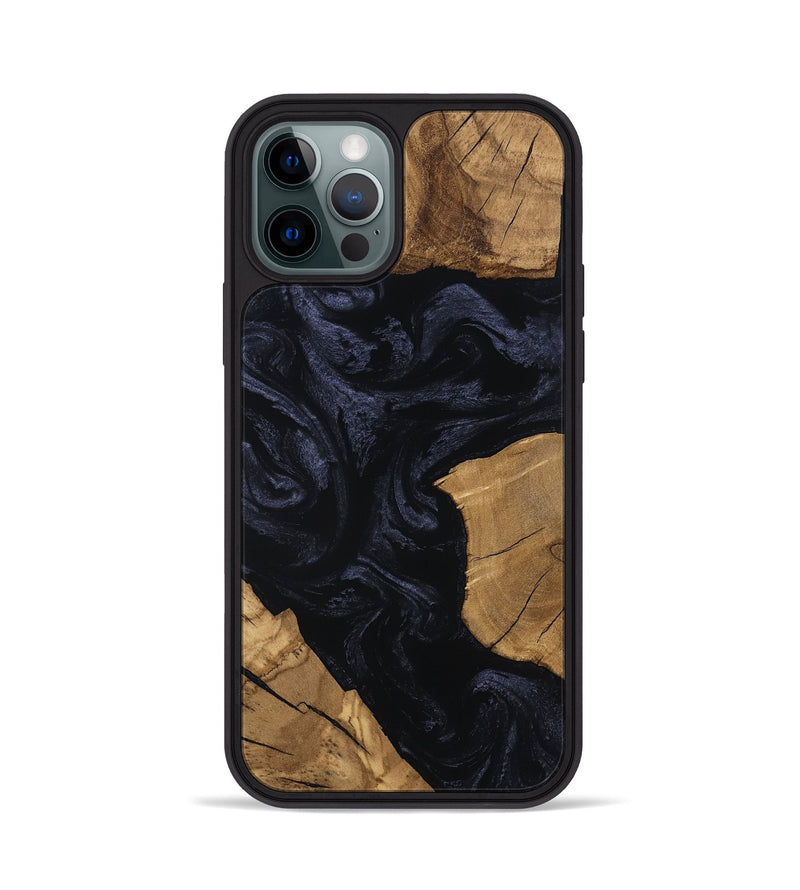 iPhone 12 Pro Wood Phone Case - Corene (Ancient Olive, 801722)