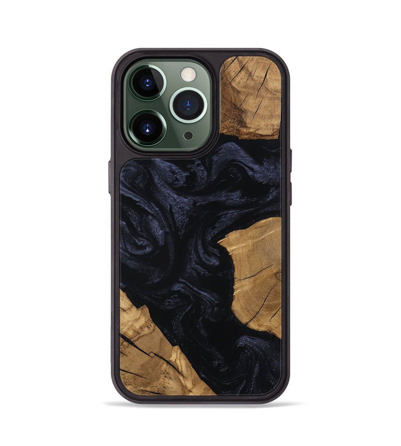 iPhone 13 Pro Wood Phone Case - Corene (Ancient Olive, 801722)