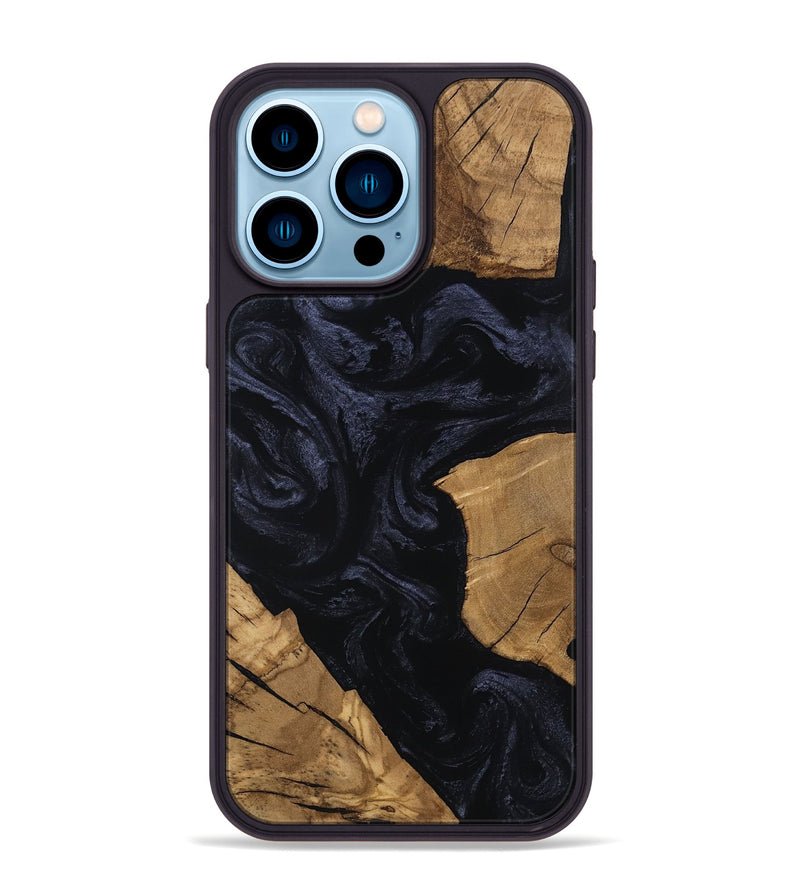iPhone 14 Pro Max Wood Phone Case - Corene (Ancient Olive, 801722)