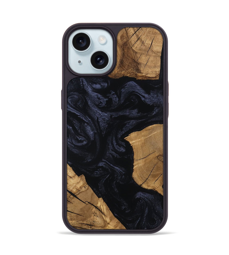 iPhone 15 Wood Phone Case - Corene (Ancient Olive, 801722)