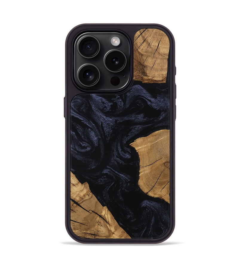 iPhone 15 Pro Wood Phone Case - Corene (Ancient Olive, 801722)