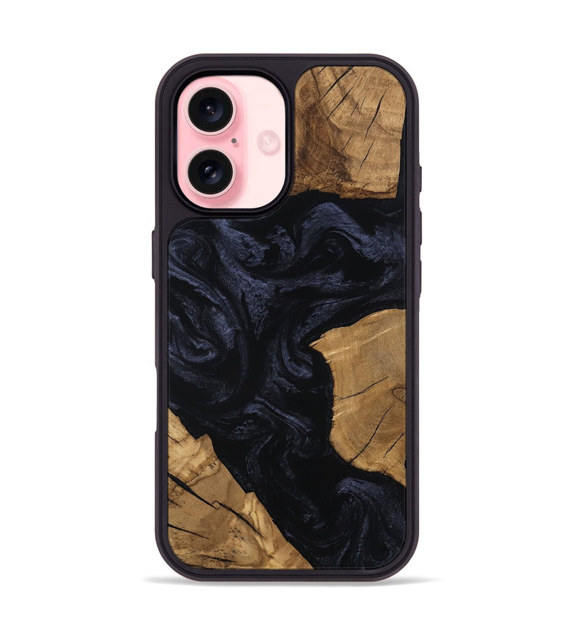iPhone 16 Wood Phone Case - Corene (Ancient Olive, 801722)