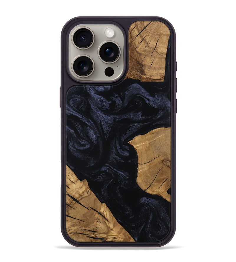 iPhone 16 Pro Max Wood Phone Case - Corene (Ancient Olive, 801722)