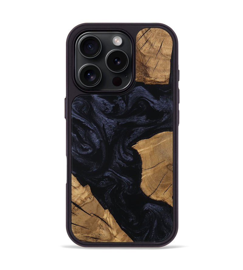 iPhone 16 Pro Wood Phone Case - Corene (Ancient Olive, 801722)
