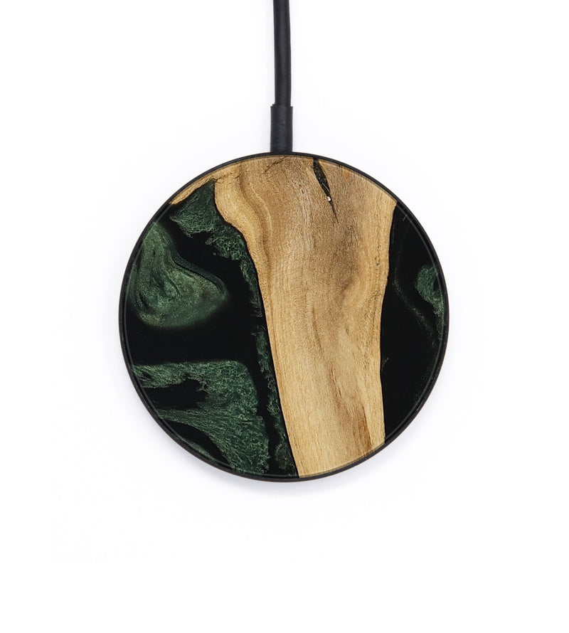 Circle Wood Wireless Charger - Wilfred (Ancient Olive, 801723)