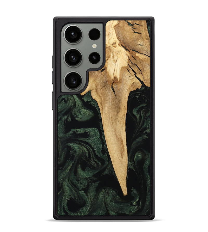 Galaxy S24 Ultra Wood Phone Case - Wilfred (Ancient Olive, 801723)