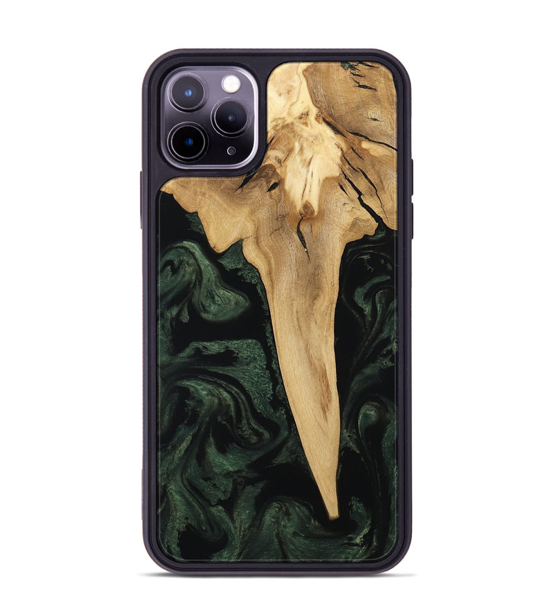iPhone 11 Pro Max Wood Phone Case - Wilfred (Ancient Olive, 801723)