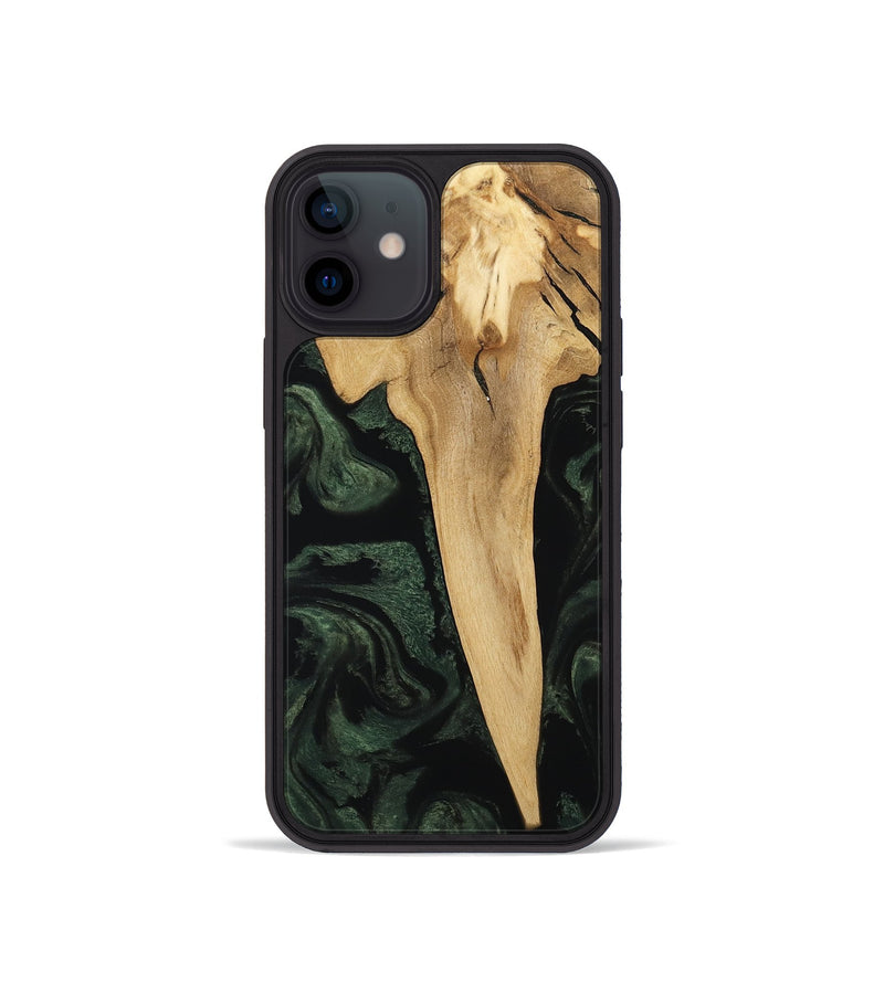 iPhone 12 mini Wood Phone Case - Wilfred (Ancient Olive, 801723)