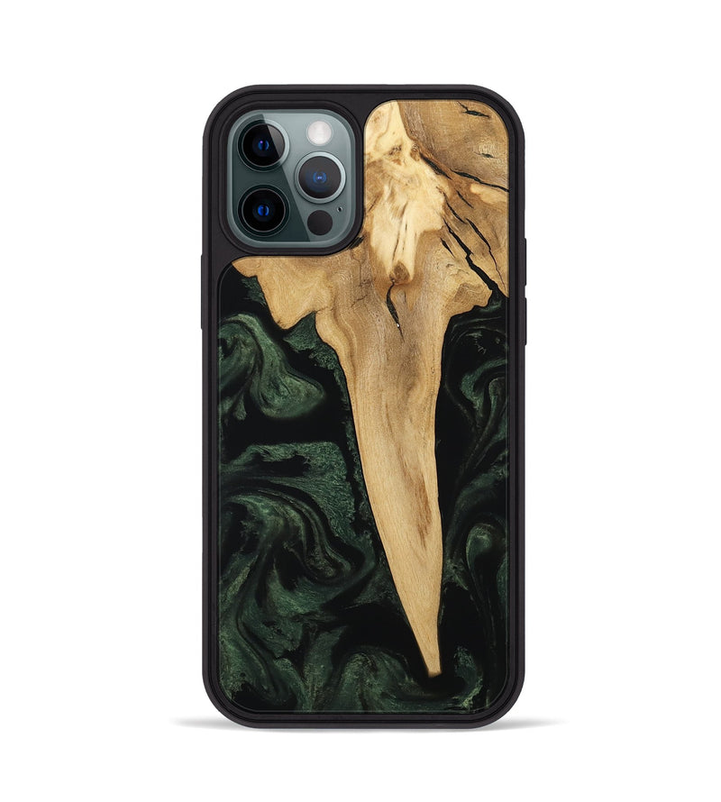 iPhone 12 Pro Wood Phone Case - Wilfred (Ancient Olive, 801723)