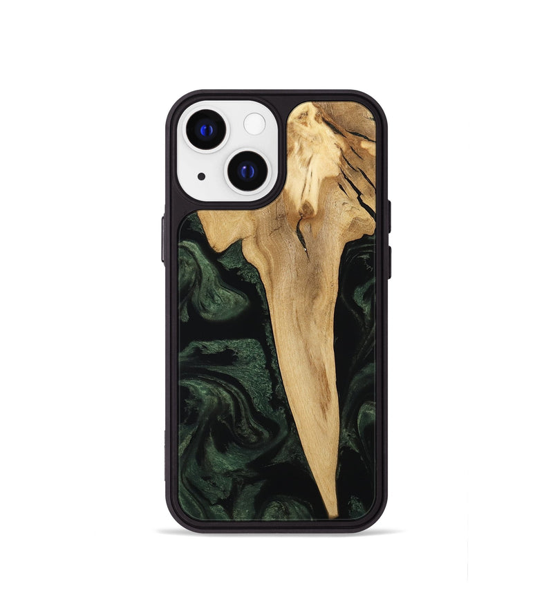 iPhone 13 mini Wood Phone Case - Wilfred (Ancient Olive, 801723)