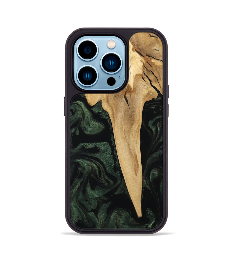 iPhone 14 Pro Wood Phone Case - Wilfred (Ancient Olive, 801723)