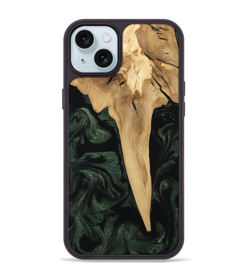 iPhone 15 Plus Wood Phone Case - Wilfred (Ancient Olive, 801723)