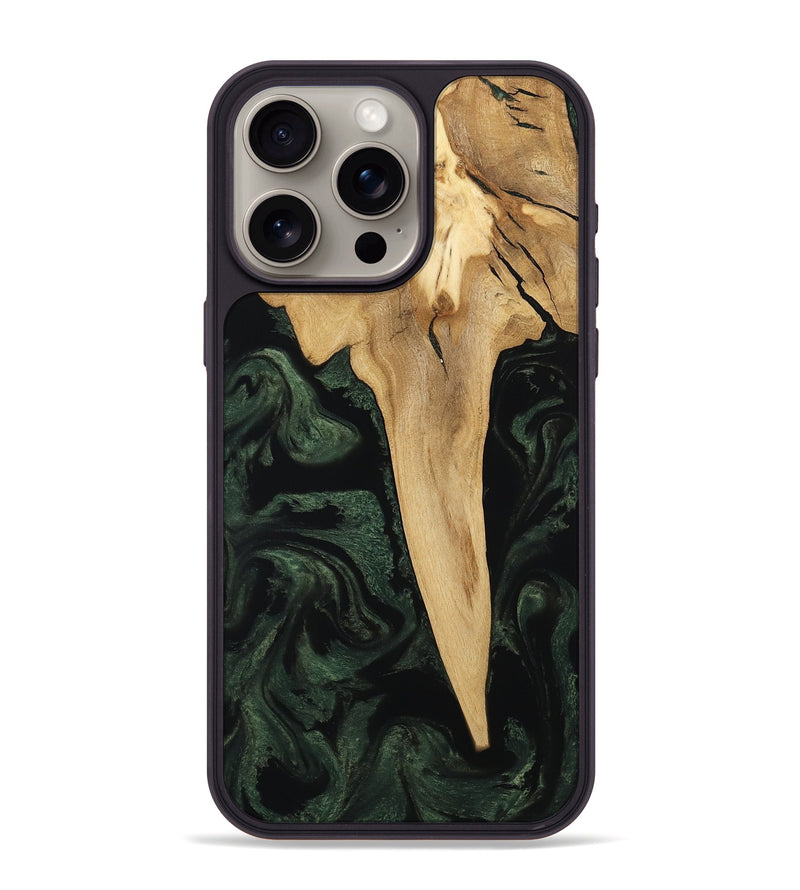 iPhone 15 Pro Max Wood Phone Case - Wilfred (Ancient Olive, 801723)